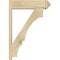 Ekena Millwork Balboa Arts & Crafts Rough Sawn Outlooker, Douglas Fir, 8"W x 30"D x 42"H OUT08X30X42BOA03RDF - alternate 2